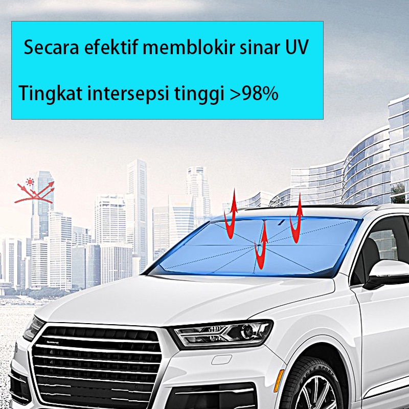 Payung Pelindung Anti Panas Mobil Kaca Depan Umbrella Sunshade