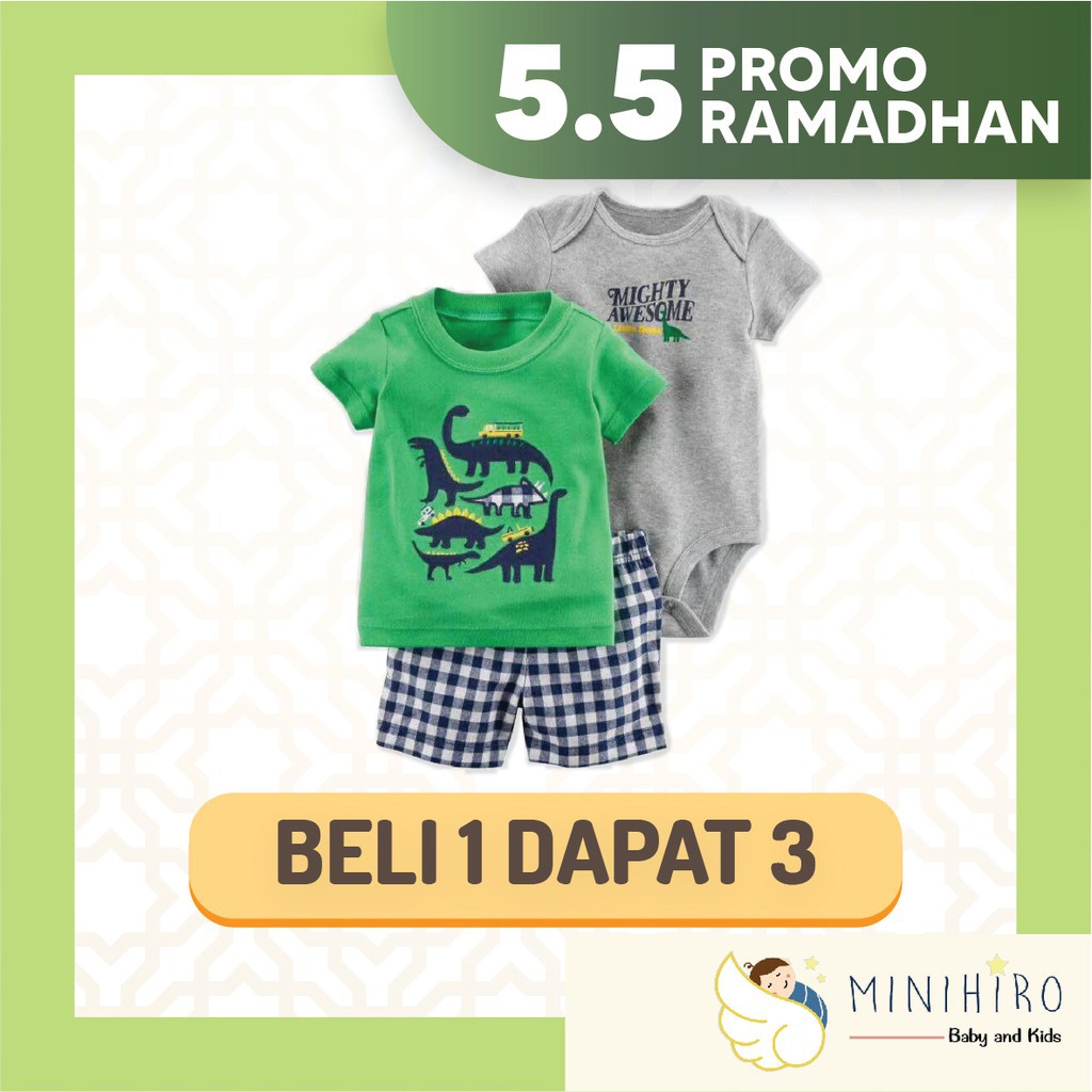  BELI  1 DAPAT 3 PROMO RAMADHAN BAJU  BAYI  IMPORT  BAJU  