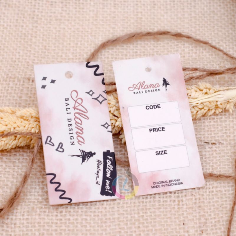 hangtag/hangtag tebal hangtag 700gsm