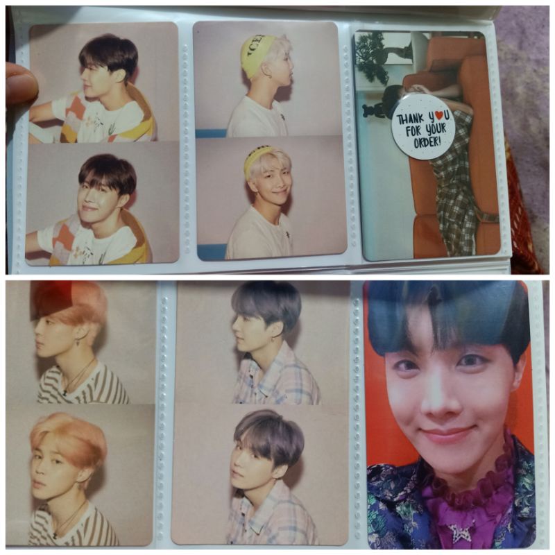 PHOTOCARD BTS persona 1 J-Hope Suga RM Jimin