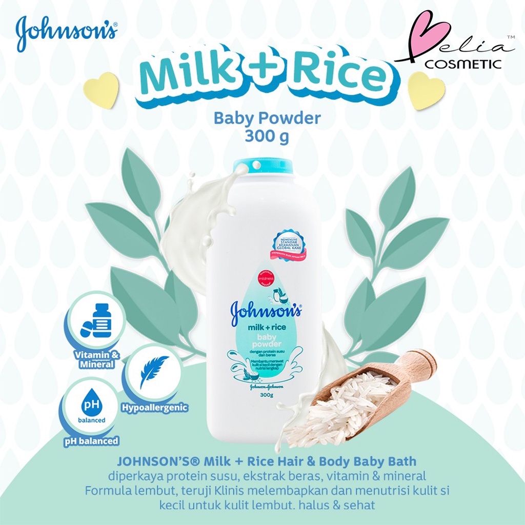 ❤ BELIA ❤ JOHNSON'S BABY Powder | Bedak Bayi | BPOM