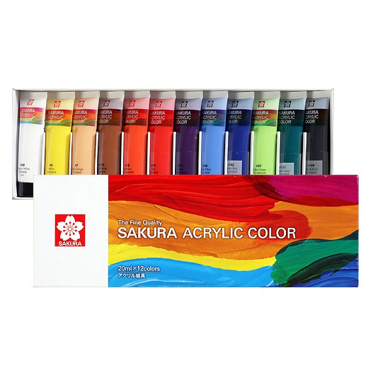 

Gramedia Surabaya - Sakura Acrylic color 12 colors