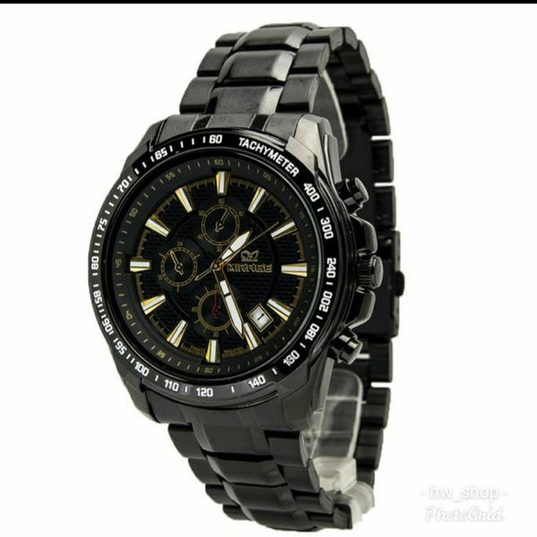 Jam Tangan Pria Mirage 8305 Hitam Original