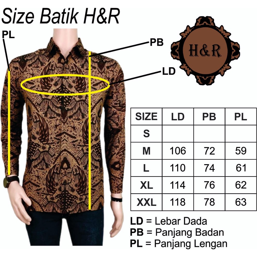 Baju Batik Pria Lengan Panjang Kemeja Batik Pria Batik Premium Kemeja Cowok Batik modern Baju Pria