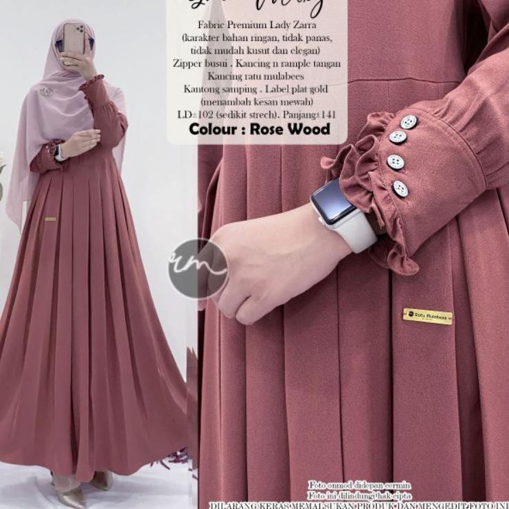 Realstok || Gwen Maxyby Ratu Mulabess || Gamis Remaja || Gamis Polos || Gamis Murah || Gamis  "CY.25