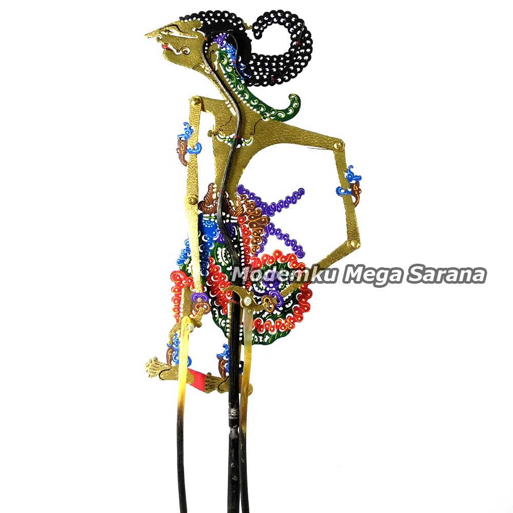 Souvenir Wayang Kulit Mini Caperan Super 20 Cm - Sadewa Sadewo