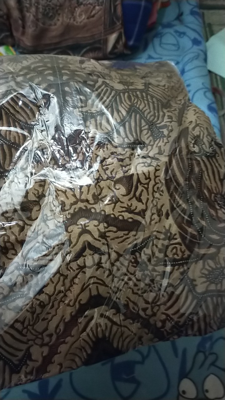 Kemeja Batik Motif Mataram Coklat