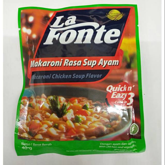 

La Fonte Makaroni Rasa Sup Ayam 40g