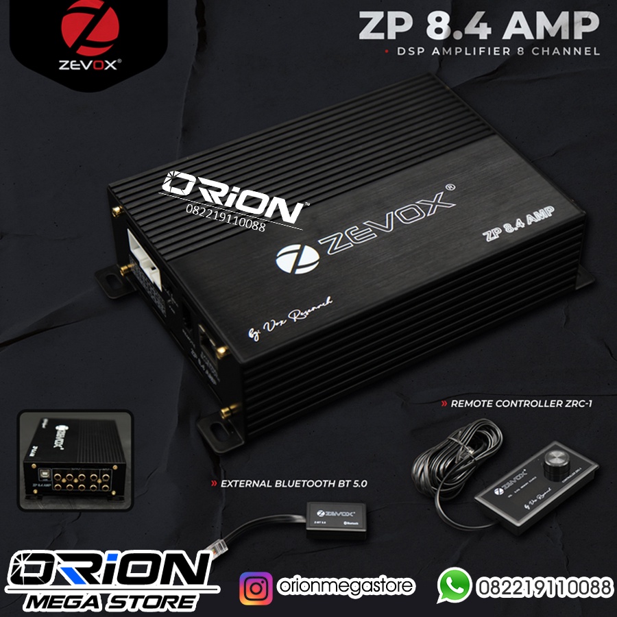 Prosesor Zevox ZP 8.4 AMP Prosesor Zevox ZP 8.4AMP Vox Research