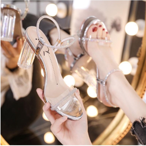 Hils Wanita Hills Kekinian Hells Kondangan Haihils Bridesmaid Haihil Hak Kaca Import Terbaru Kondang