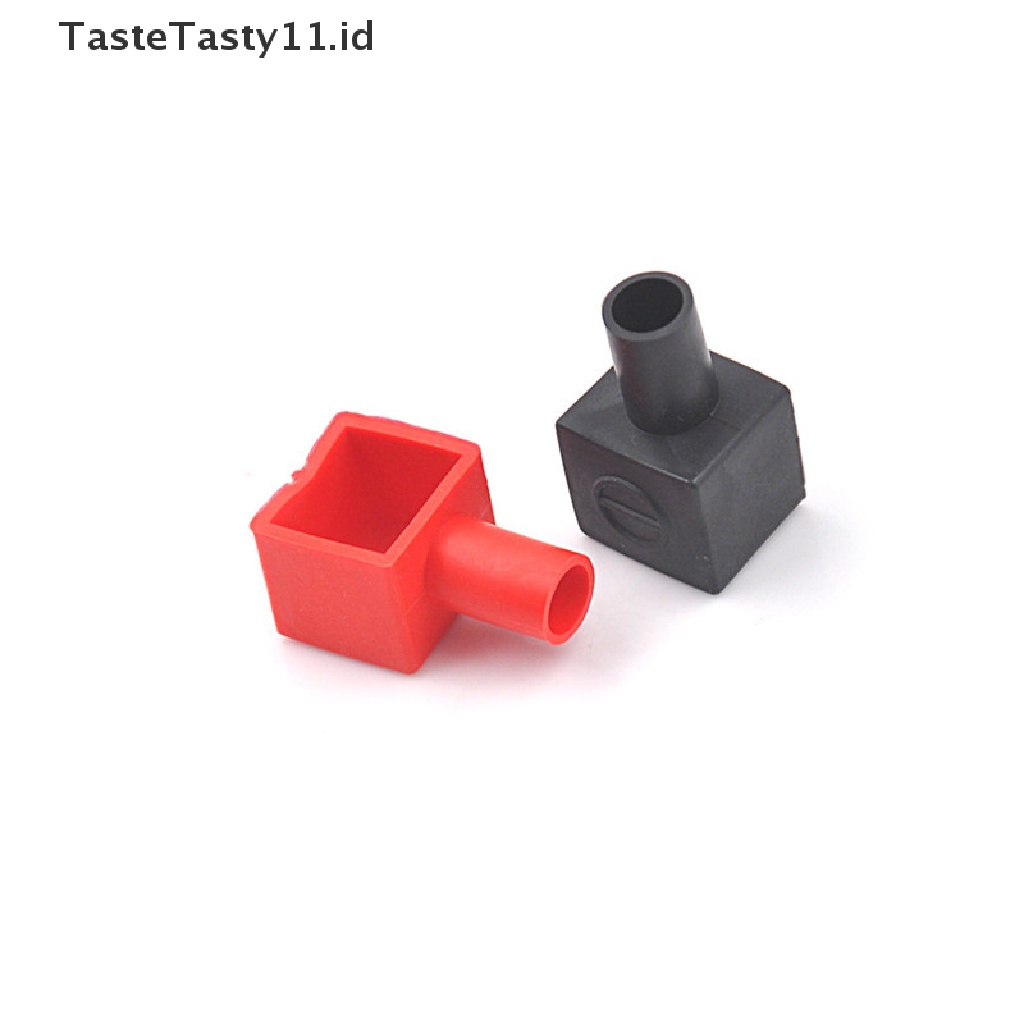 Tastetasty 2Pcs Cover Terminal Aki Motor Bahan Karet