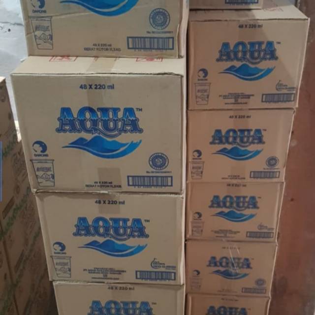 

Aqua Botol 330ml / 600ml / 1500ml - Aqua Gelas 200 ml