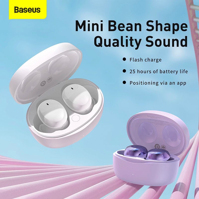 Baseus Original TWS Bowie E2 Earbuds True Wireless Stereo Bluetooth 5.0 Earphone Headset Handsfree Ori