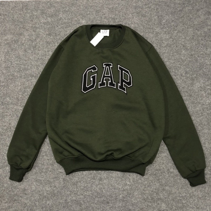 SWEATSHIRT CREWNECK GAP MAROON FULLBORDIR&amp;FULLTAG ORIGINAL PREMIUM