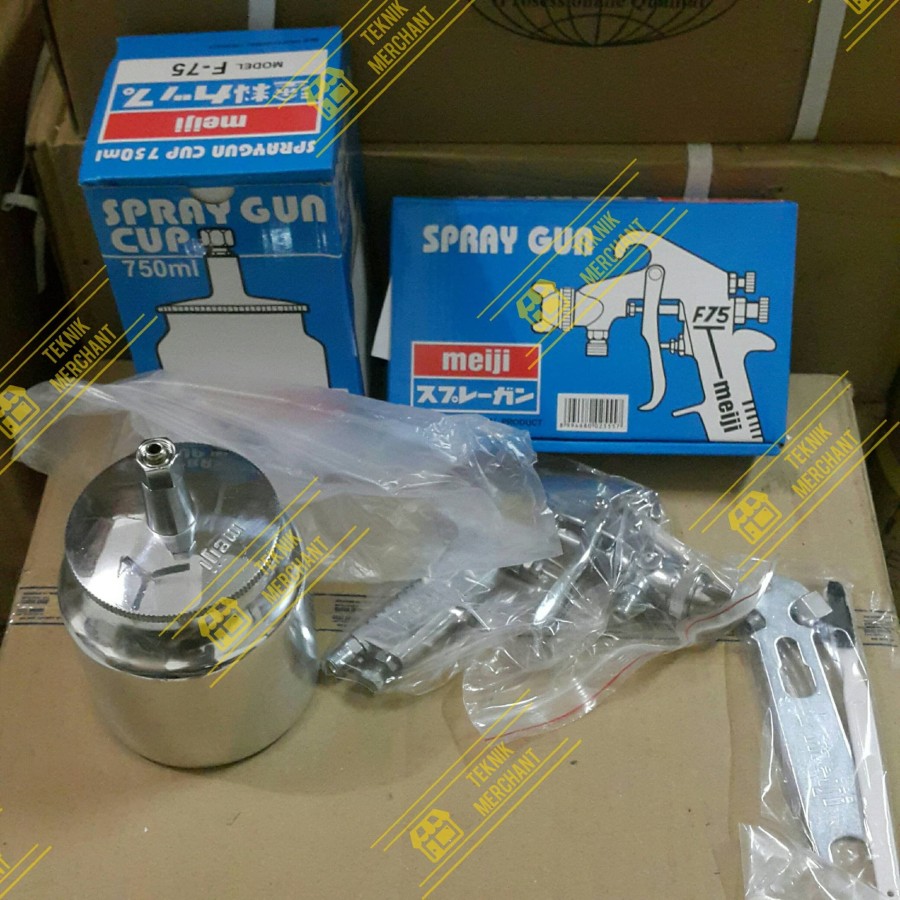 Spray Gun MEIJI F75 tb / F 75 Tabung Bawah gun cat semprot f75tb