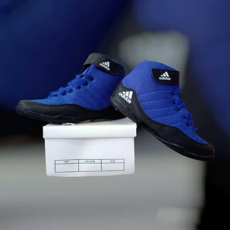 Sepatu Basket Pria Adidas Reborn Terbaru Ringan Elegan warna Navy / Sepatu Olahraga Pria tipe Boot H