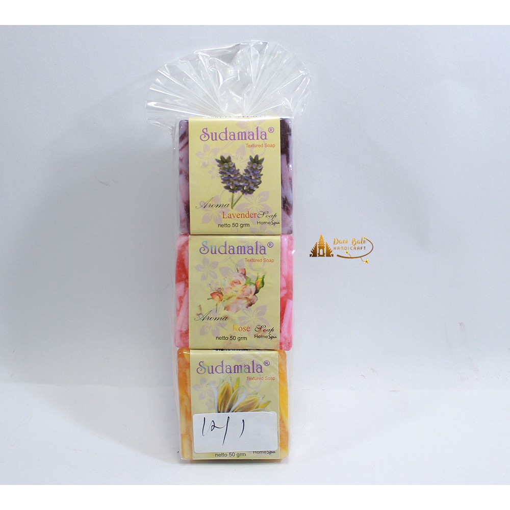 Souvenir Homespa Paket Sabun Tekstur isi 3 45/3 Oleh oleh Khas Bali