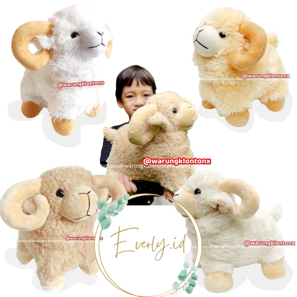 SNI l Boneka Domba Mini Jumbo M L XL Tanduk Lucu Berkualitas Halus Lembut Premium Kado Hadiah Anak Pacar Cowok Cewek Laki Perempuan Pria Wanita Cowo Cewe Ulang Tahun Jadian Lucu Unik Gemes Gemoy Murah Impor