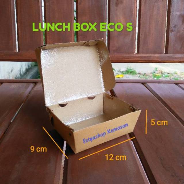 Paper Lunch Box  Eco  S Kotak Nasi  Kertas Dus Makanan 