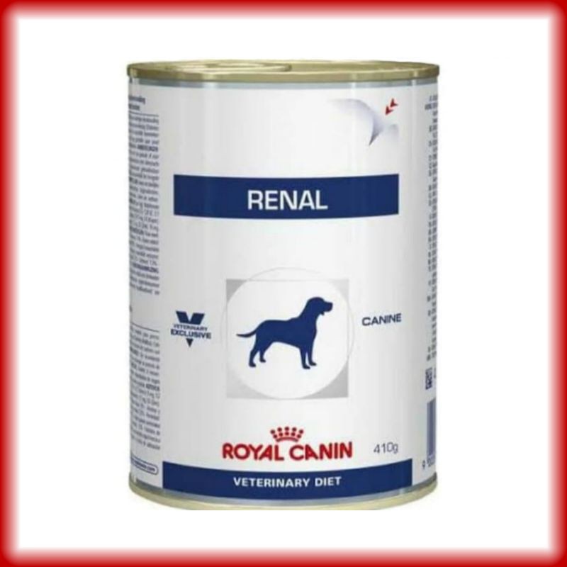 Royal Canin Renal Dog Kaleng 430g / Rc Vet Makanan Anjing Wet food