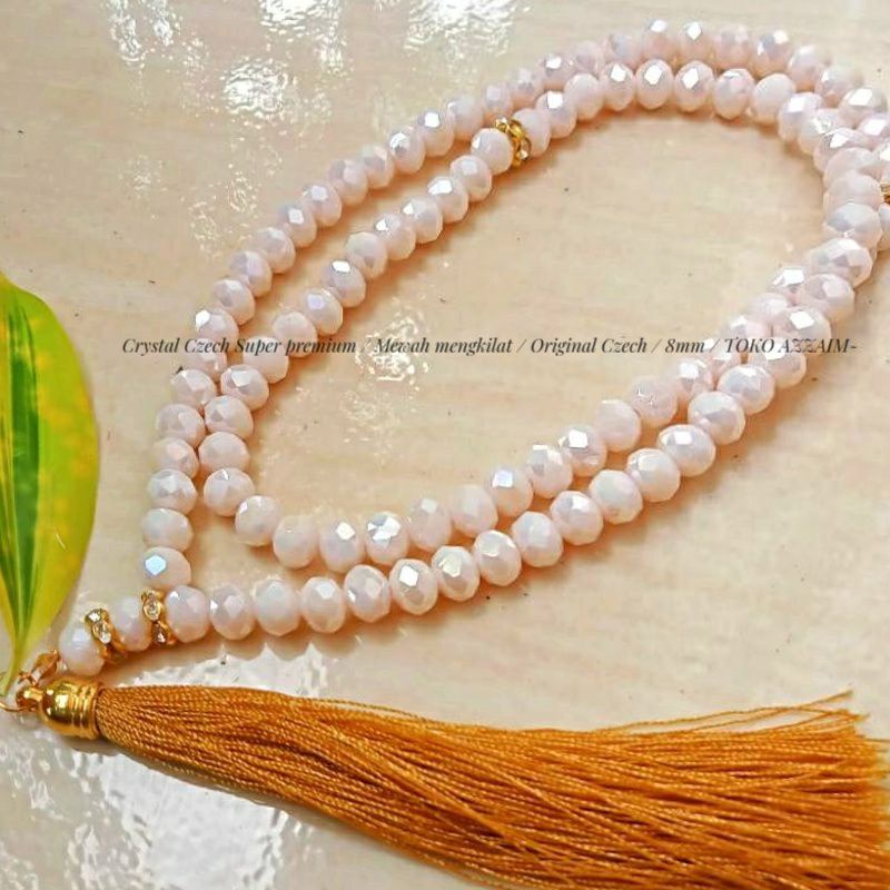 TASBIH BATU CRYSTAL CZECH PREMIUM | 8MM