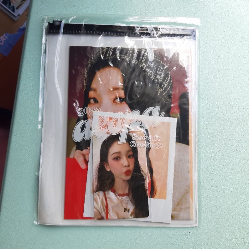 [ready stock] karina photopack sg22 set sealed include all aespa photocard pc
