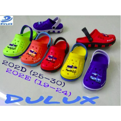 DX-202D Sandal Baim Anak Cowok Karakter Tayo Merek Dulux Ukuran 25-30