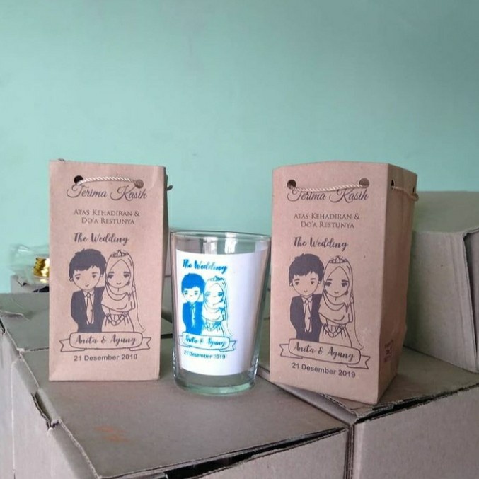 

(TERLARIS) gelas plus paperbag