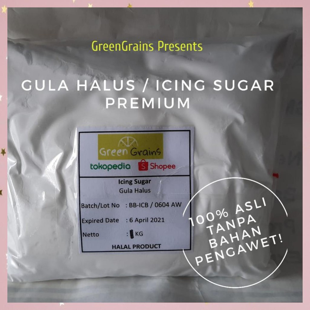 

ICING SUGAR / GULA HALUS PREMIUM HALAL 1 KG