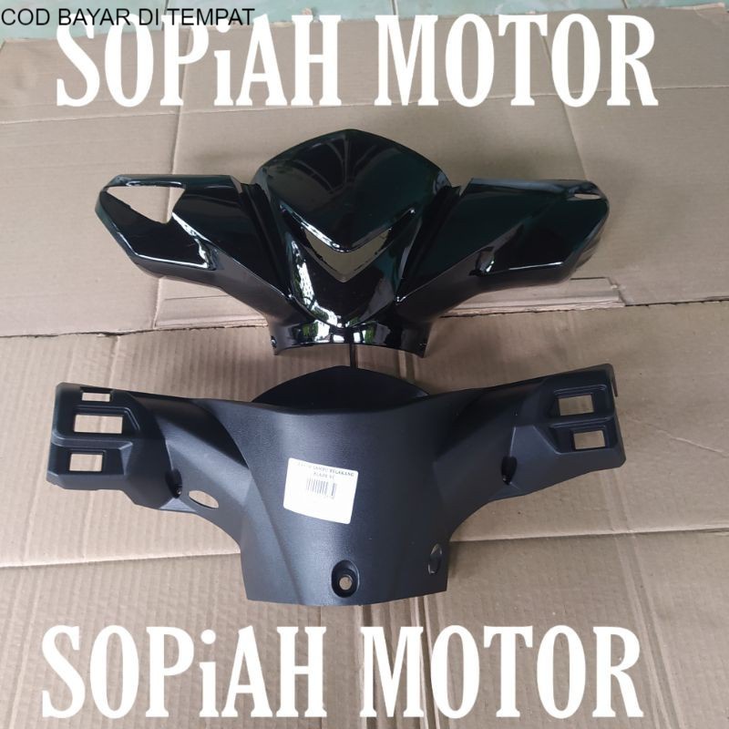 Termurah Body Motor COD MURAH batok kepala depan belakang motor honda blade 110 lama warna hitam Auf