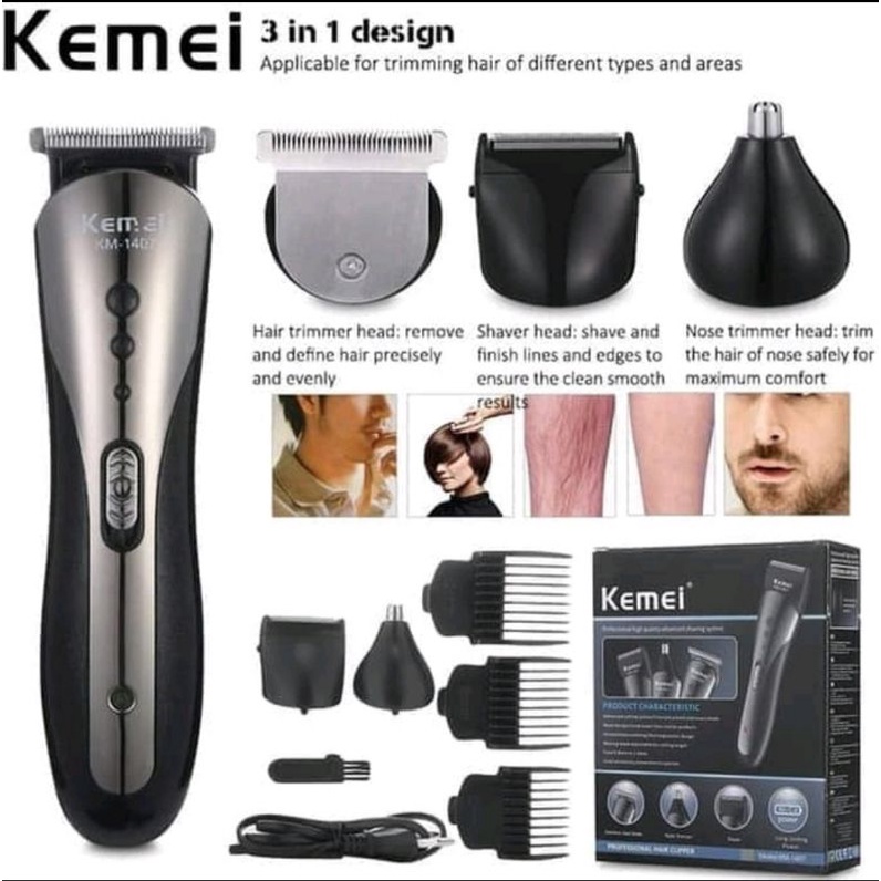 Kemei Clipper km1407/mesin cukur rambut/alat cukur/shaver