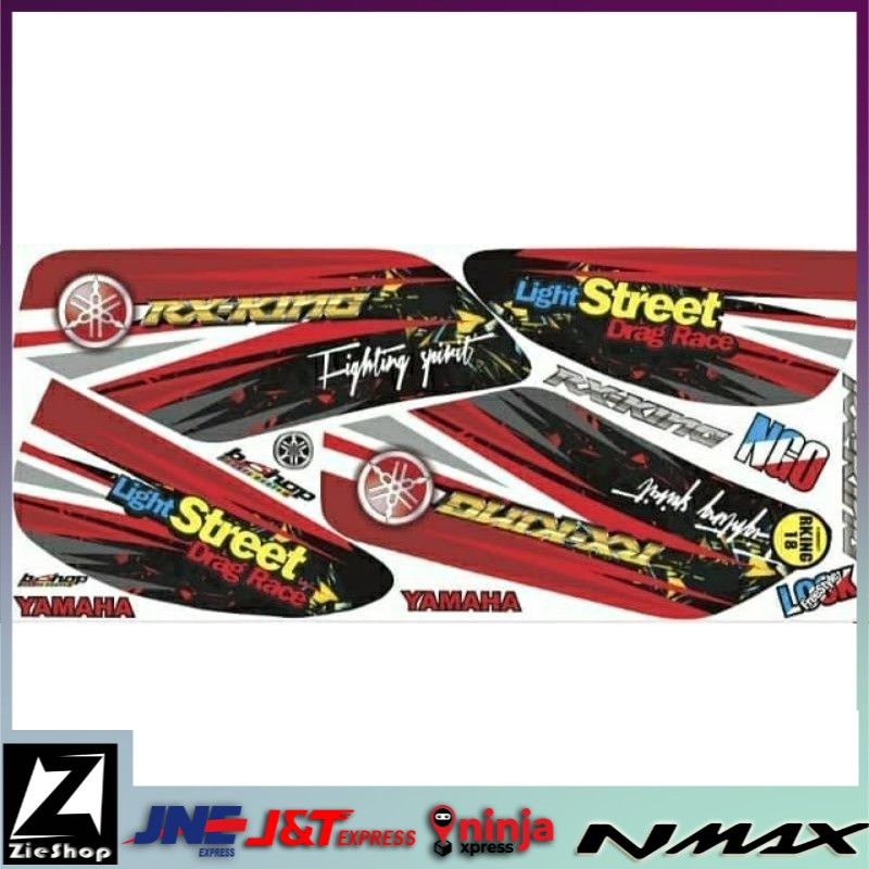 Striping rk king Sticker motor rk king variasi