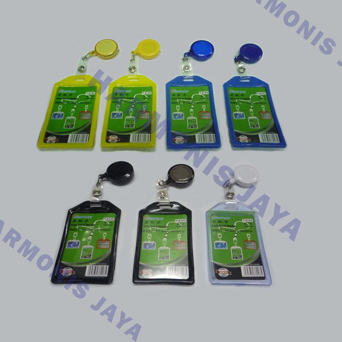 

ID Card Holder Merk AMANDA 1 Slot + Yoyo ID Card Standart : 1 SET