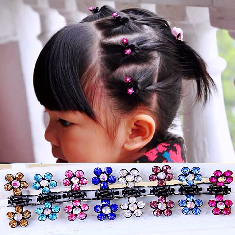 DELUNASHOP HARGA PER 12 PCS JEPIT RAMBUT MINI KECIL JEPIT RAMBUT PERMATA BLING BLING PIN RAMBUT