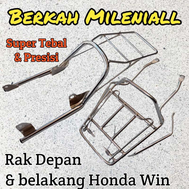 rak depan Honda win behel behel keranjang depan Honda win super tebal