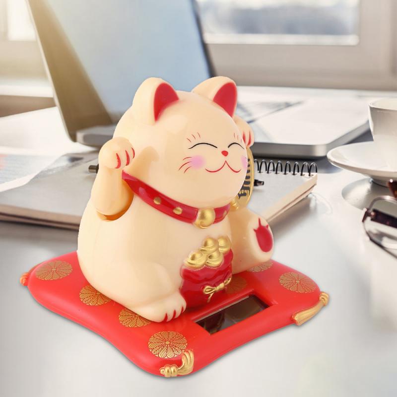 【Sel Surya】Lucky Cat/Kucing Maneki Solar/Kucing Hoki Pajangan/Lucky Cat Solar/Kucing Maneki Neko Solar