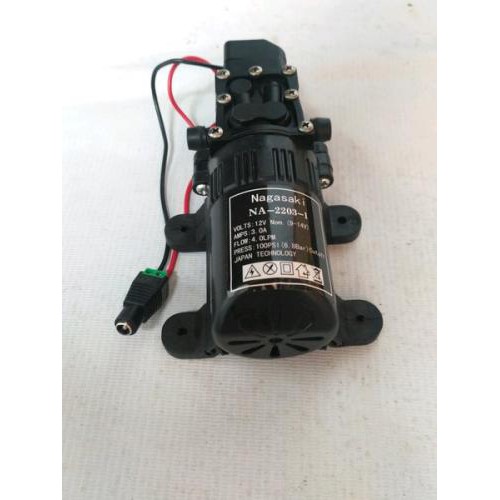 DINAMO POMPA AIR DC 12V 3A NAGASAKI BONUS KONEKTOR DC