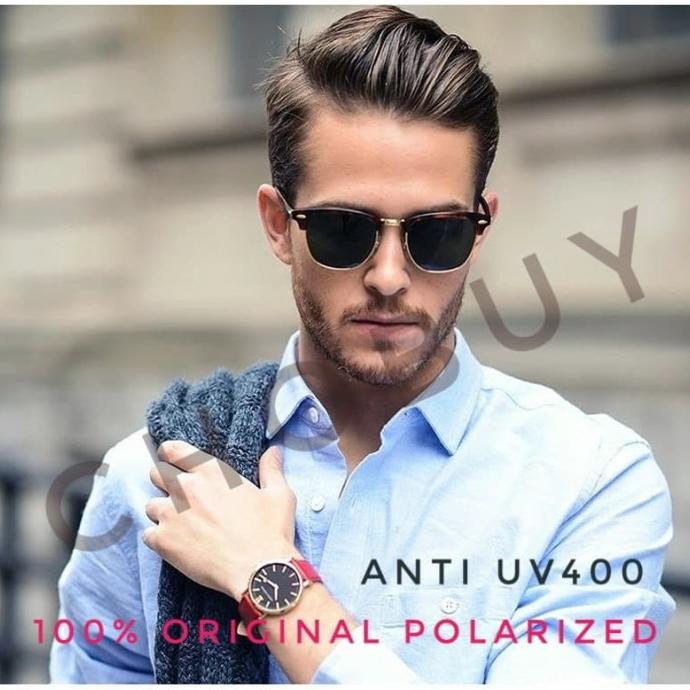 Kaca Mata Original Polarized Anti Uv 400 Model Retro Vintage Pria Wani Terbaru