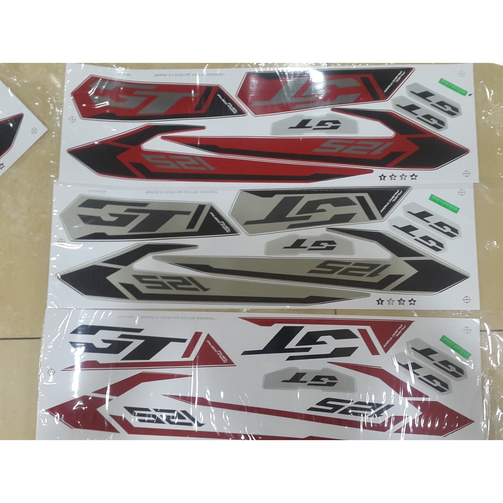 Stiker motor thailand mio gt125 2015 Striping THAILAND MIO GT125 2015(ORI)