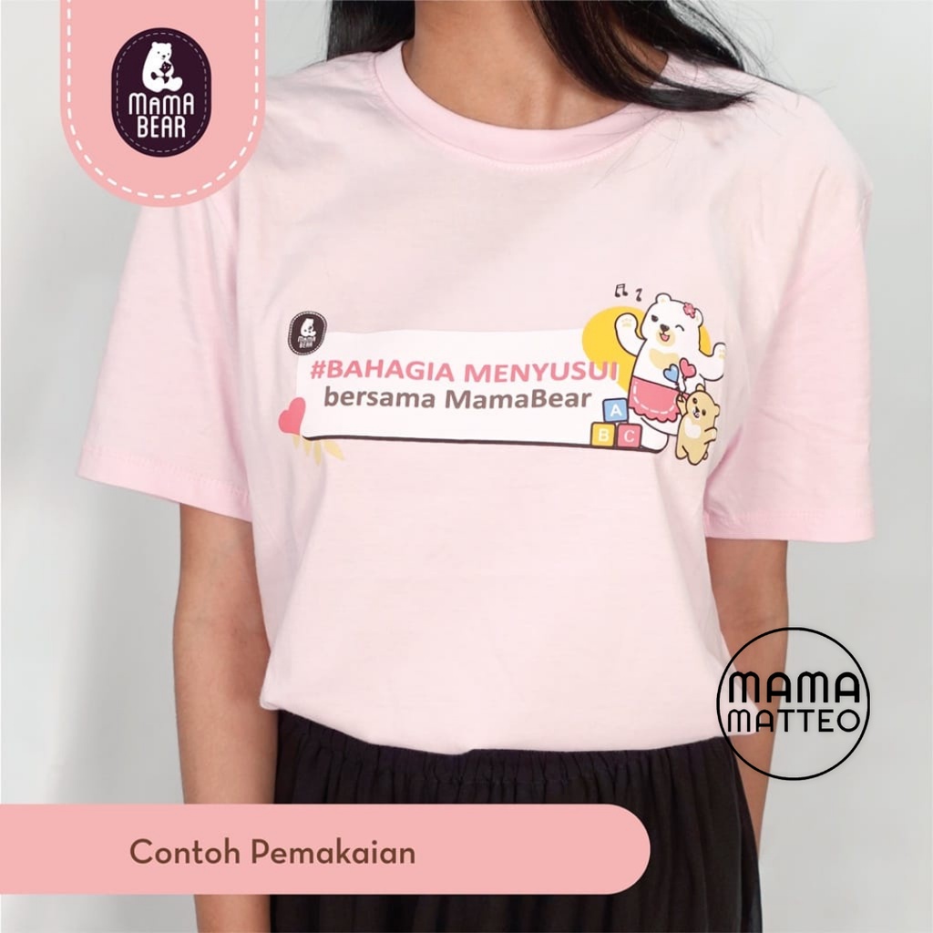 MERCHANDISE MAMABEAR / Kaos / Totebag / Tumbler  Cantik Pink MamaBear