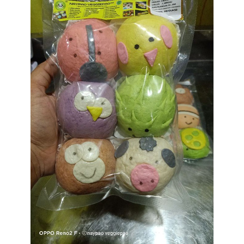 

bakpao karakter (animal B full coklat