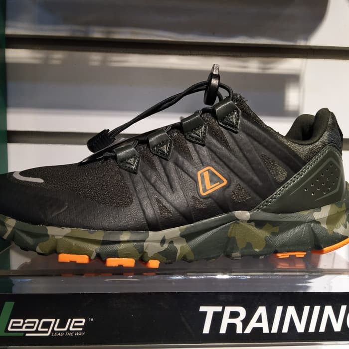 Sepatu League Original kumo 1.5 camo running shoes cowo pria Hijau Army