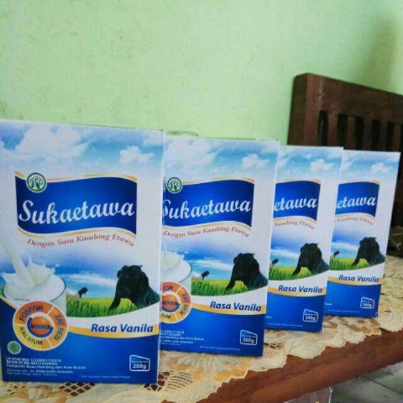 

SUKAETAWA susu kambing etawa varian rasa coklat, vanila isi 200gr