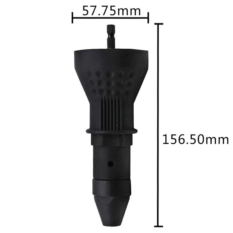 Nuansa - Electric Pull Rivet Conversion Drill Adapter Kepala Bor Listrik black