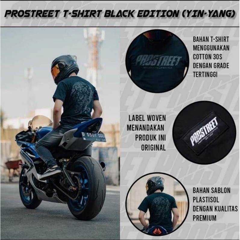 PROSTREET T-SHIRT BLACK EDITION (YIN-YANG)