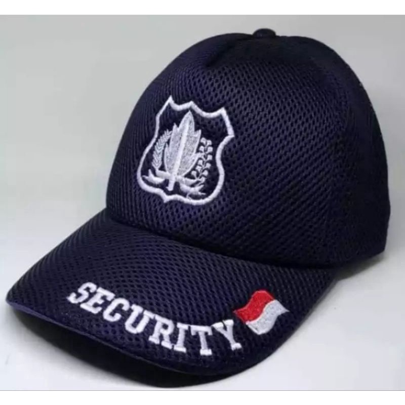 Topi satpam / security  baru all size / Topi double mess / Topi Garuda / topi bendera Indonesia / to