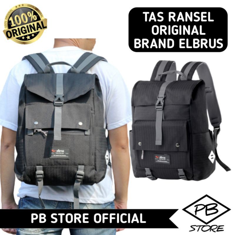 TAS RANSEL PUNGGUNG BACKPACK SEKOLAH DISTRO OUTVIN BRAND ELBRUS TL 435