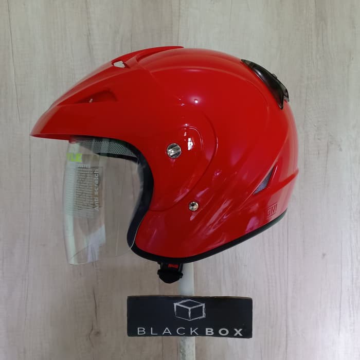BMC 3G Solid Red /Helm Half Face