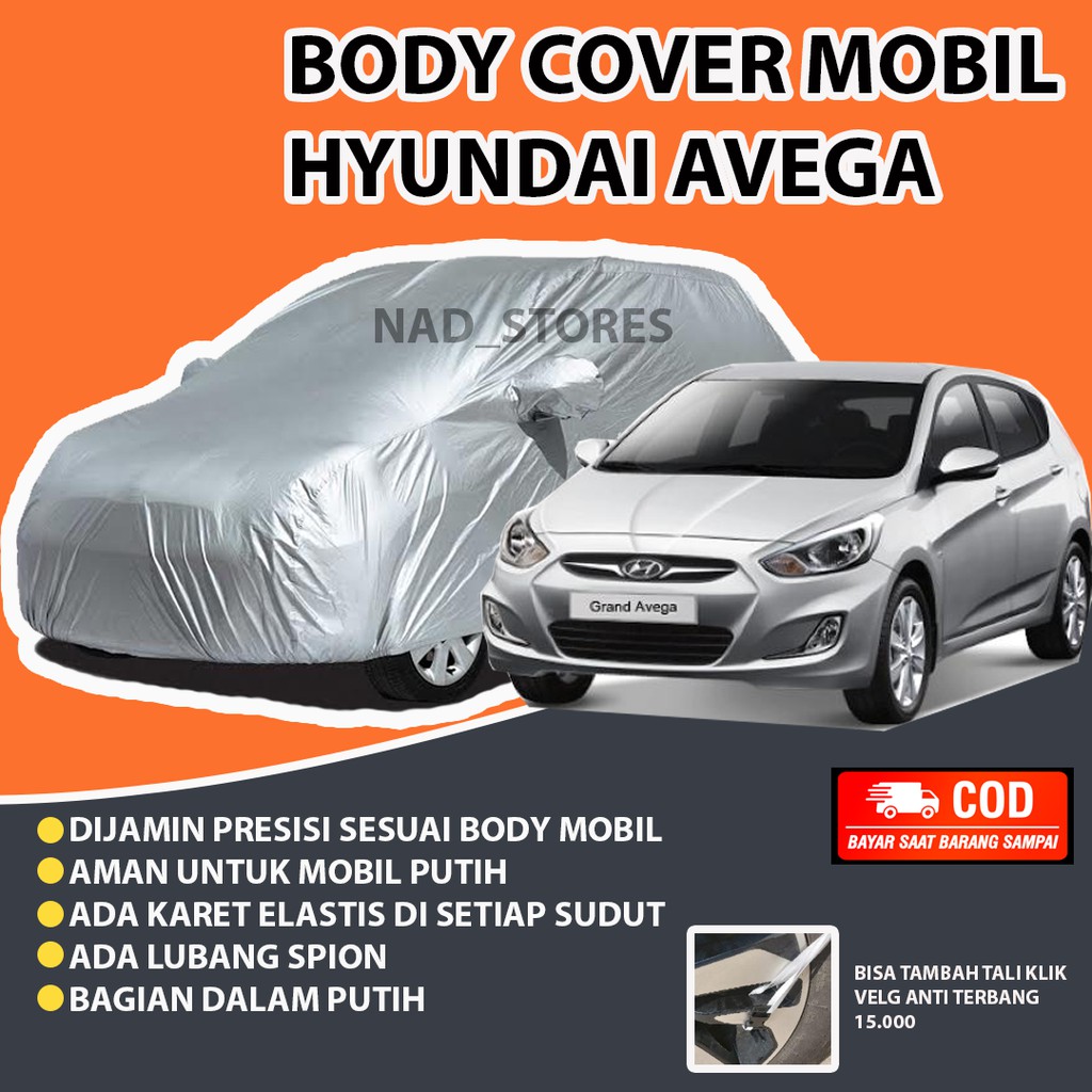 Sarung Mobil Body Cover Hyundai Avega accent Sedan Selimut Tutup Mobi Pelindung mantel Mobil