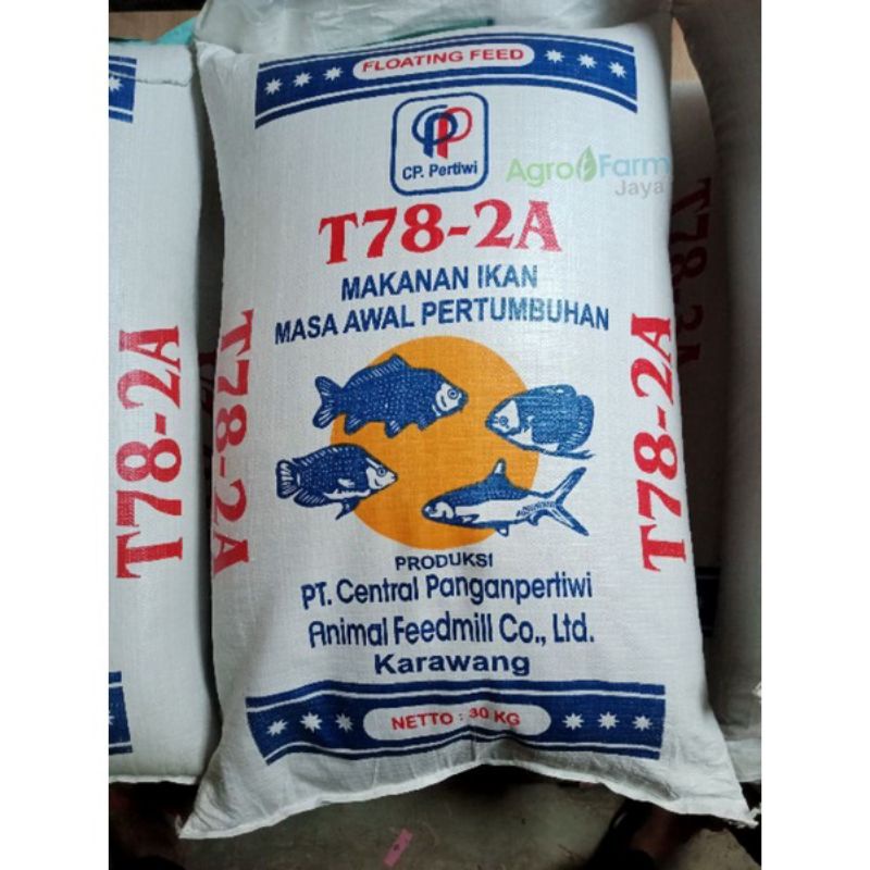 Pelet pakan ikan Gurame Nila Bandeng Lele T78-2a T78-3a T78-4a Repack 1kg